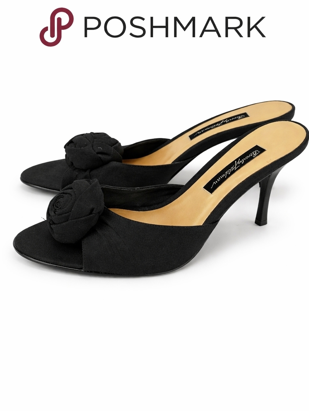 Beverly Feldman stiletto slides 9.5‎ new
